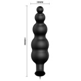Analplug aus Silikon Extra Stimulation und 12 Vibrationsmodi Schwarz von Pretty Love Bottom | Fesselliebe.de