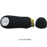 Analplug aus Silikon Extra Stimulation und 12 Vibrationsmodi Schwarz von Pretty Love Bottom | Fesselliebe.de