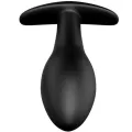 Anal Plug ankerform Silikon 12 Vibrationsmodi Schwarz von Pretty Love Bottom