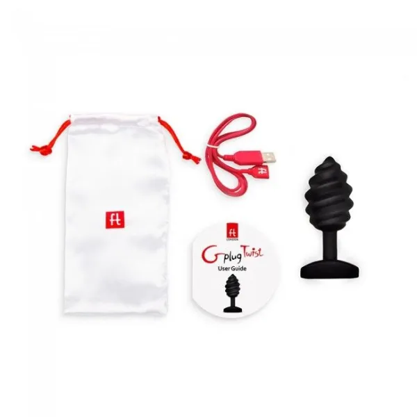 Plug Twist mit Vibration Schwarz von G-Vibe | Fesselliebe.de