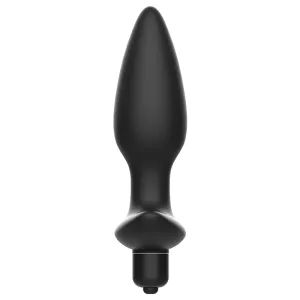 Massager Plug Anal mit Vibration Schwarz von Addicted Toys