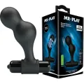 Schwarzer Silikon-Vibrator-Analstecker von Mr Play
