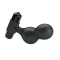Schwarzer Silikon-Vibrator-Analstecker von Mr Play