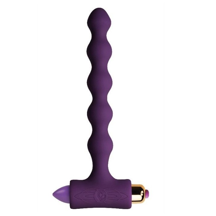 Analplug mit Vibration und Riverles Petite Sensations Perlen von Rocks-Off | Fesselliebe.de