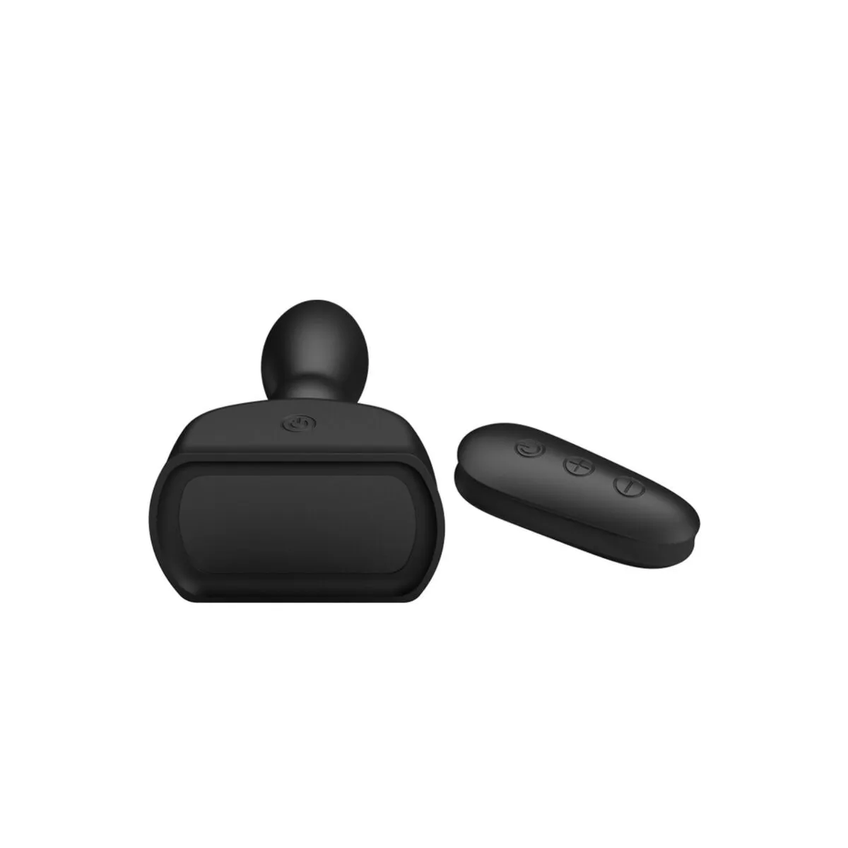 Schwarzer aufblasbarer Analstecker mit Fernbedienung von Mr Play | Fesselliebe.de