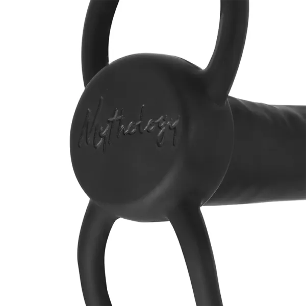 Cobi Onyx Anal Dildo mit Schwanz- und Hodenring 13 cm Silikon von Mythology Fantasy Dildo | Fesselliebe.de