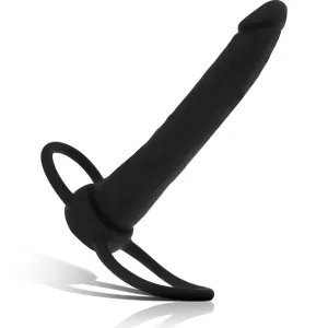 Cobi Onyx Anal Dildo mit Schwanz- und Hodenring 13 cm Silikon von Mythology Fantasy Dildo