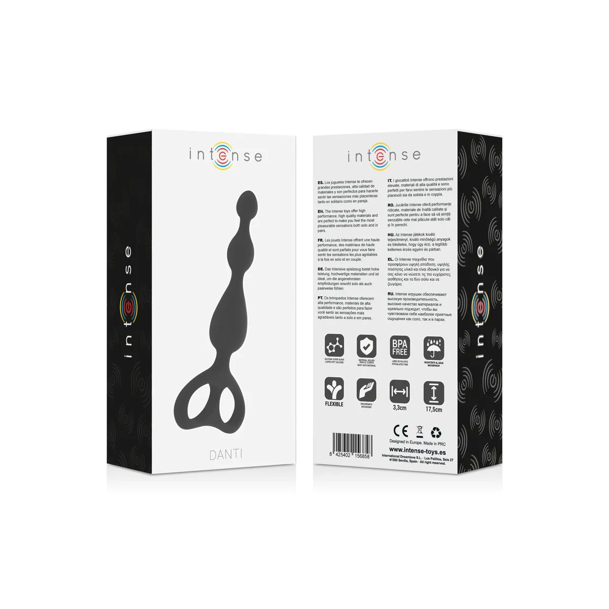 Schwarzer Anal Danti von Intense Anal Toys | Fesselliebe.de