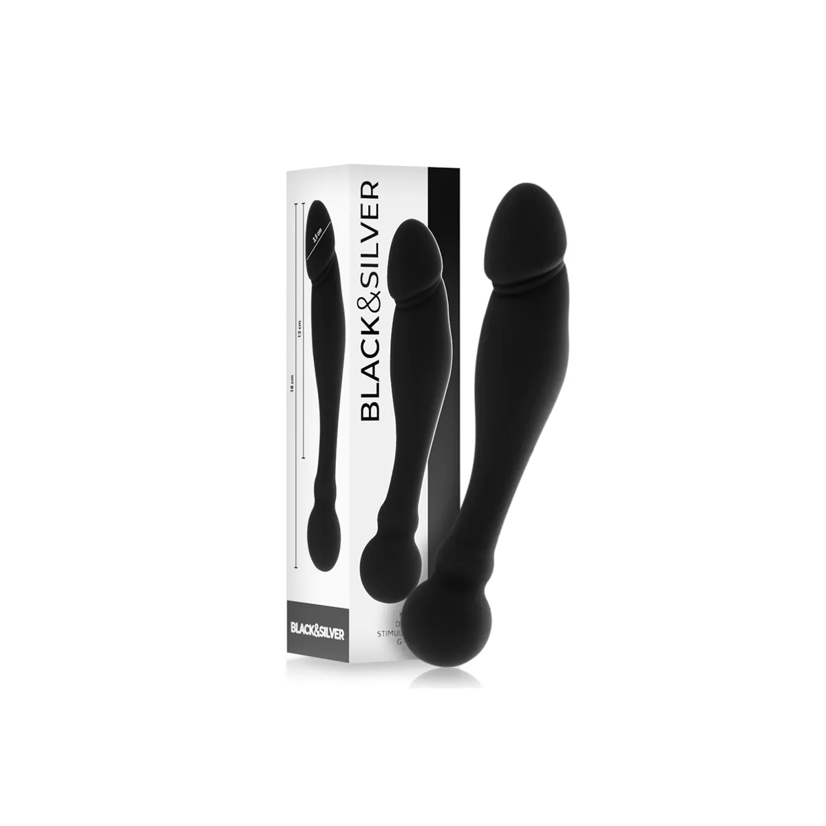 Karl G-Punkt-Stimulierender Dildo 18 cm von Black&Silver | Fesselliebe.de