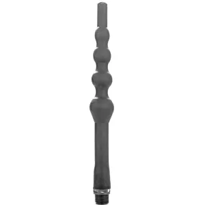 Perlendusche Anal Silikon 27 cm von All Black | Fesselliebe.de