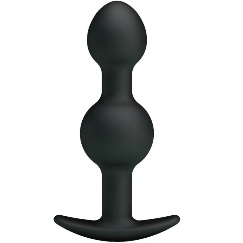 Silikon Analkugeln mit Spezieller Stimulation 10,3 cm Schwarz von Pretty Love Bottom | Fesselliebe.de