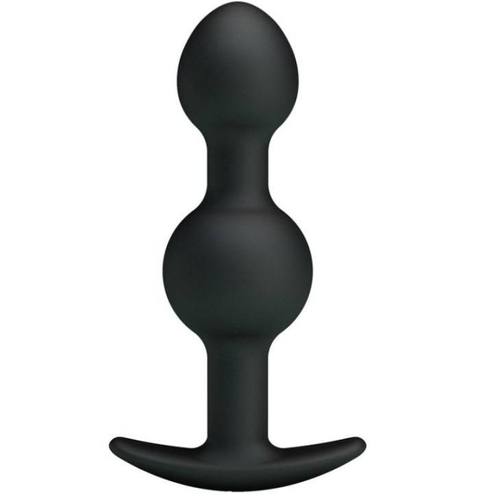 Silikon Analkugeln mit Spezieller Stimulation 10,3 cm Schwarz von Pretty Love Bottom | Fesselliebe.de