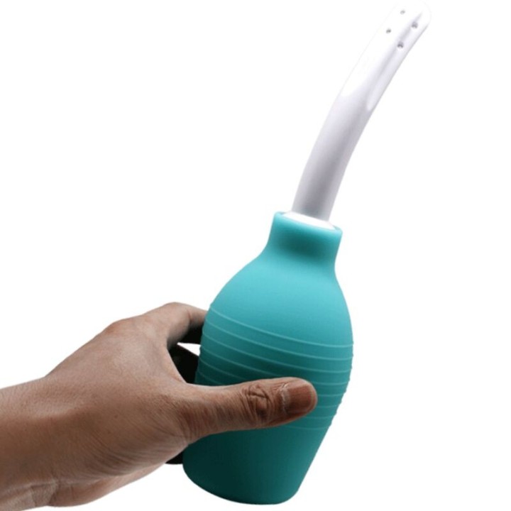 Anal-Birne-Blaue Gummi-Dusche von Mr Play | Fesselliebe.de