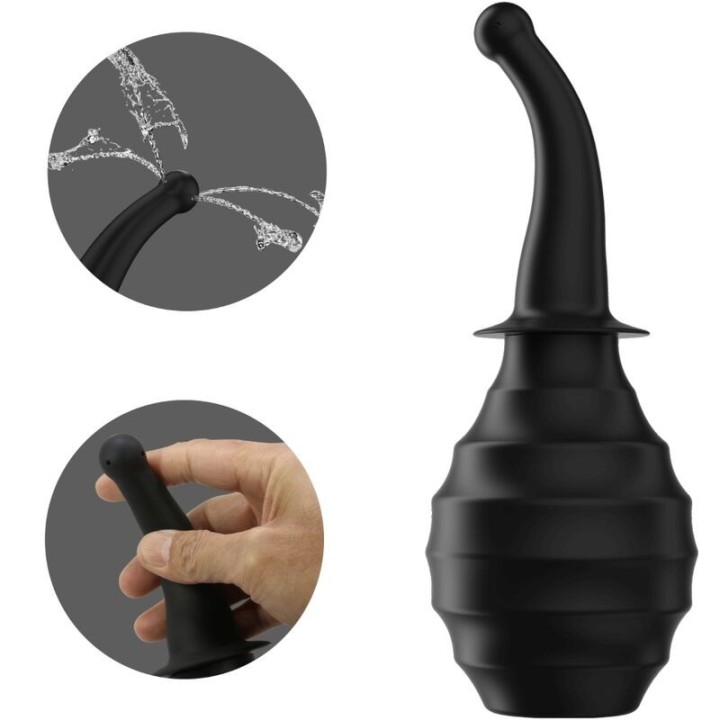 Analdusche Blkm6 Super Power Schwarz von Mr Play | Fesselliebe.de