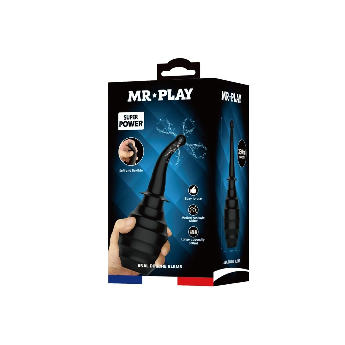 Analdusche Blkm6 Super Power Schwarz von Mr Play | Fesselliebe.de