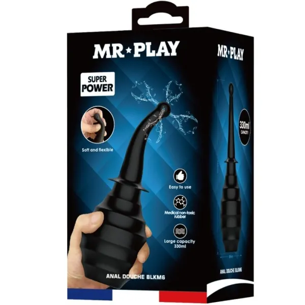 Analdusche Blkm6 Super Power Schwarz von Mr Play | Fesselliebe.de