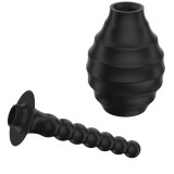 Leistungsstarker Vibrator mit Fernbedienung, Analstecker, Schwarz von Mr Play | Fesselliebe.de