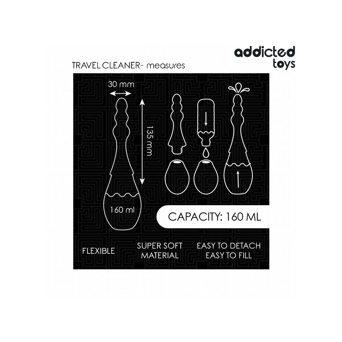 Reisereiniger Modell 4 von Addicted Toys | Fesselliebe.de
