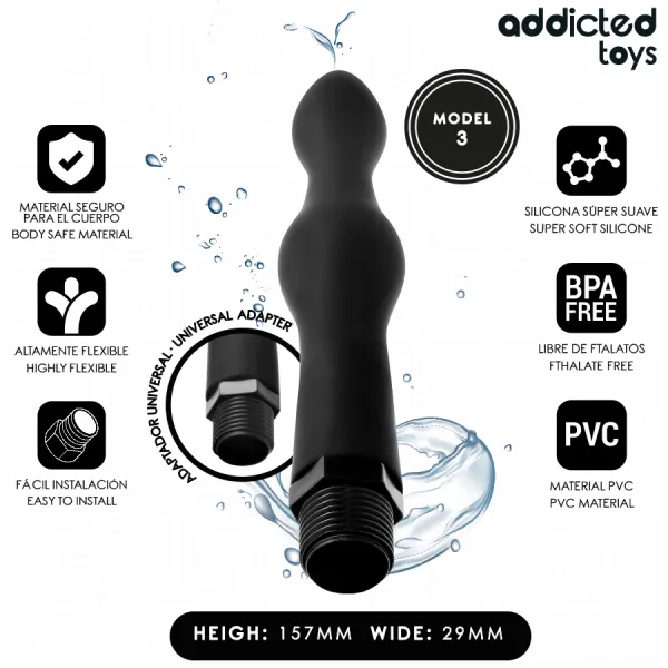 Anal Cleaner mit Universaladapter Modell 3 von Addicted Toys | Fesselliebe.de