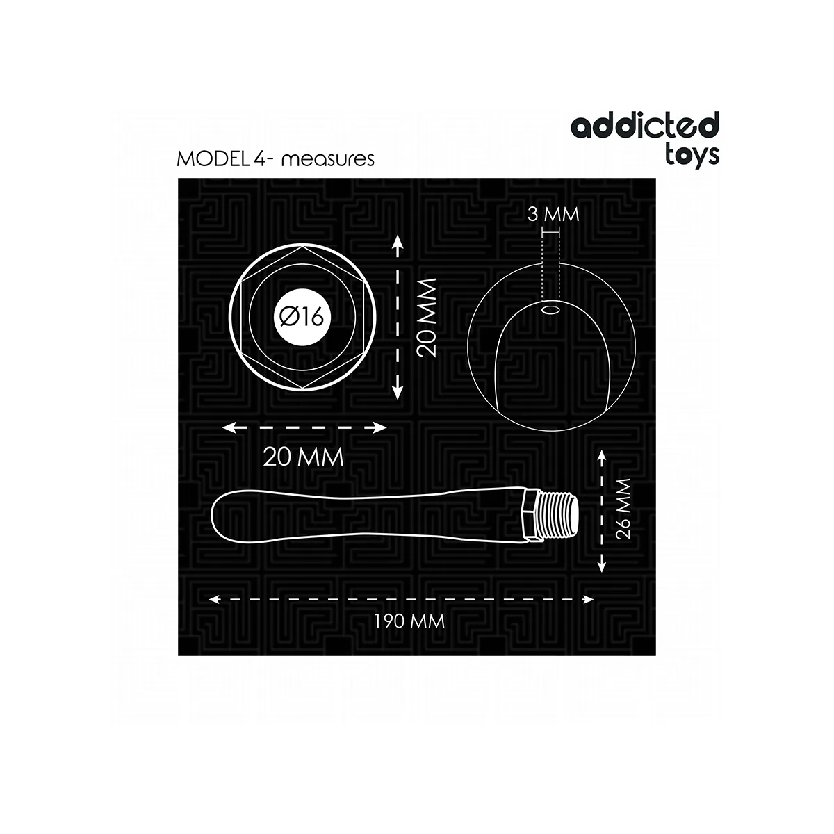 Anal Cleaner mit Universaladapter Modell 4 von Addicted Toys | Fesselliebe.de