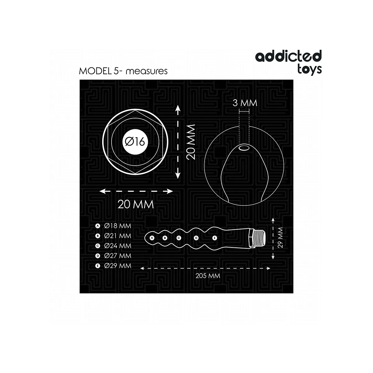 Anal Cleaner mit Universaladapter Modell 5 von Addicted Toys | Fesselliebe.de