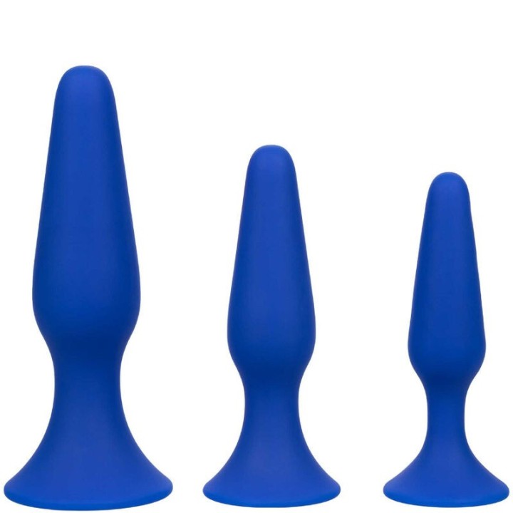 Admiral Kit 3 Analplug Blau von Calexotics | Fesselliebe.de