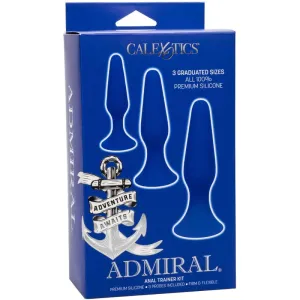 Admiral Kit 3 Analplug Blau von Calexotics