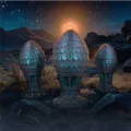 Vrakos Drachenei Analstecker Grösse L von Epic