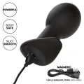 Rock Bottom Anal Plug 10 Vibrationen Silikon Schwarz von Calexotics