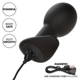 Rock Bottom Anal Plug 10 Vibrationen Silikon Schwarz von Calexotics | Fesselliebe.de