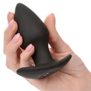 Rock Bottom Perfect Anal Plug 10 Vibrationen Silikon Schwarz von Calexotics
