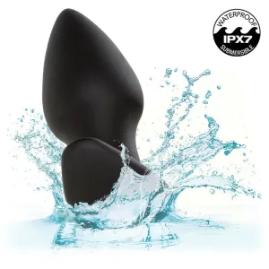 Rock Bottom Perfect Anal Plug 10 Vibrationen Silikon Schwarz von Calexotics