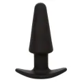 Rock Bottom Tapered Anal Plug 10 Vibraciones Silikon Schwarz von Calexotics
