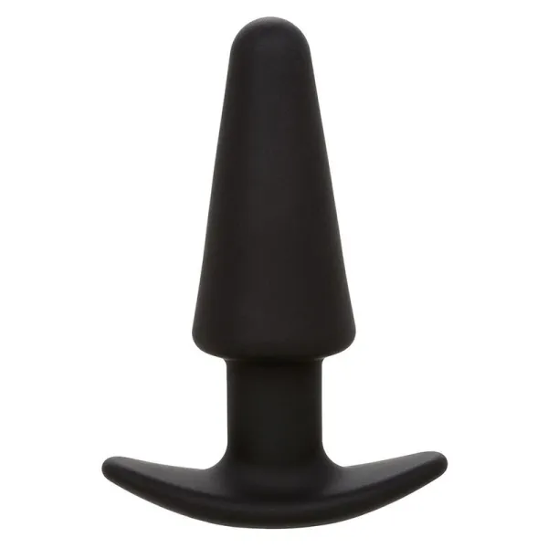 Rock Bottom Tapered Anal Plug 10 Vibraciones Silikon Schwarz von Calexotics | Fesselliebe.de