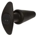 Rock Bottom Tapered Anal Plug 10 Vibraciones Silikon Schwarz von Calexotics