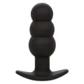 Rock Bottom Anal Plug mit Perlen 10 Vibrationen Silikon Schwarz von Calexotics