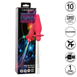 Southern Lights Light Up Leuchtende Analstecker 10 Vibrationen Silikon Rosa von Calexotics | Fesselliebe.de