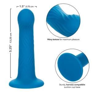 Wave Rider Ripple Analstecker Blau von Calexotics