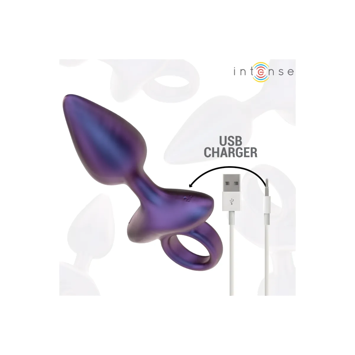 Michael Vibrierender Analstecker Modell 2 mit Fernbedienung von Intense Anal Toys | Fesselliebe.de