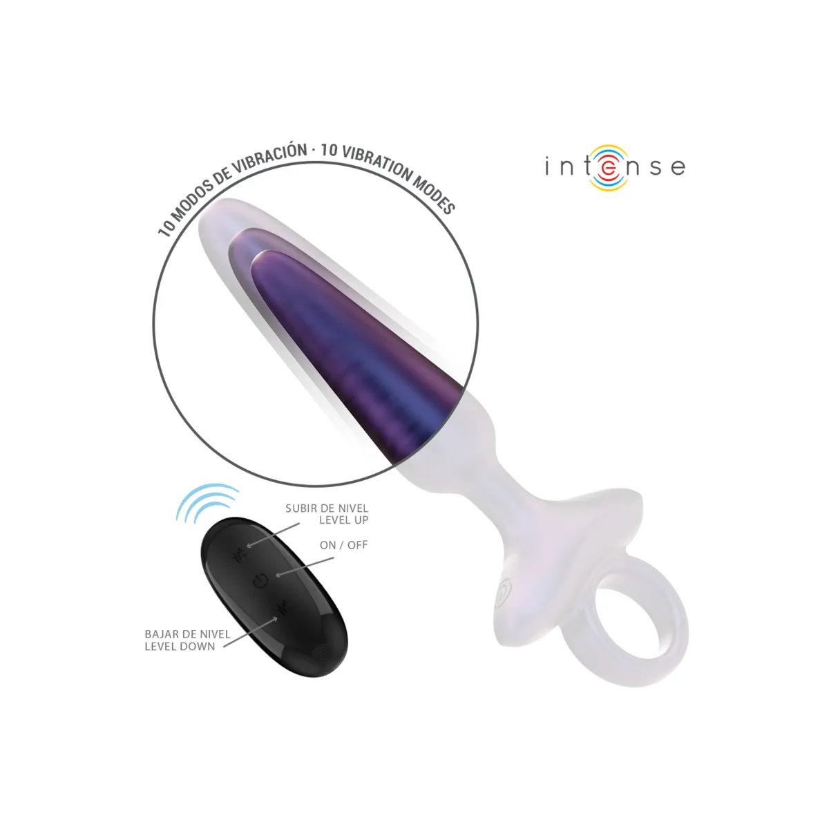 Marlon Vibrierender Analstecker Modell 4 mit Fernbedienung von Intense Anal Toys | Fesselliebe.de