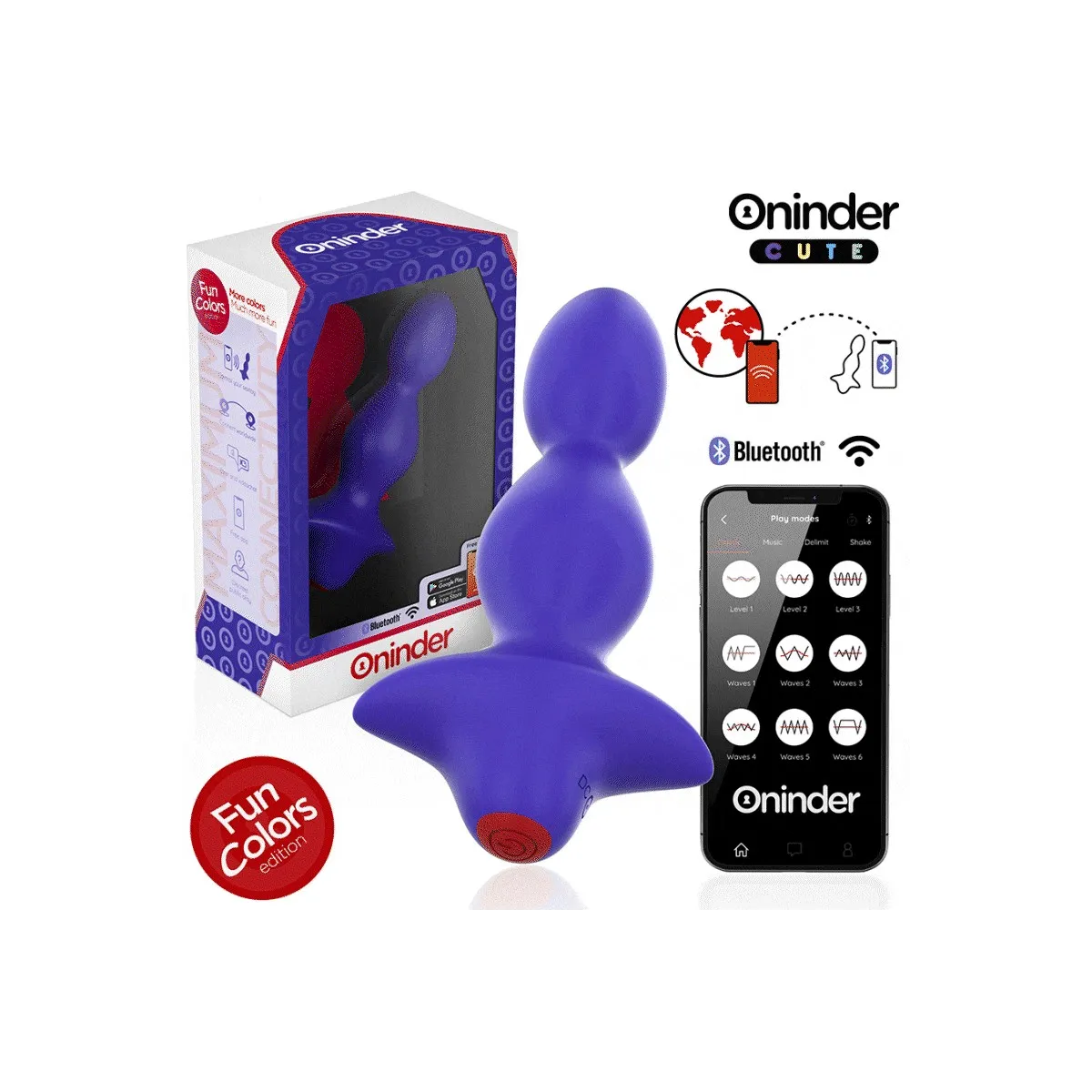 Love Butt Vibrierender Analplug-Dilatator - Kostenlose Weltweite App von Oninder Cute | Fesselliebe.de