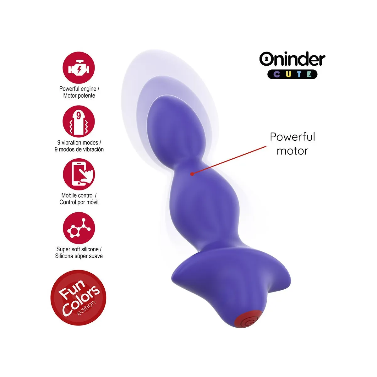 Love Butt Vibrierender Analplug-Dilatator - Kostenlose Weltweite App von Oninder Cute | Fesselliebe.de