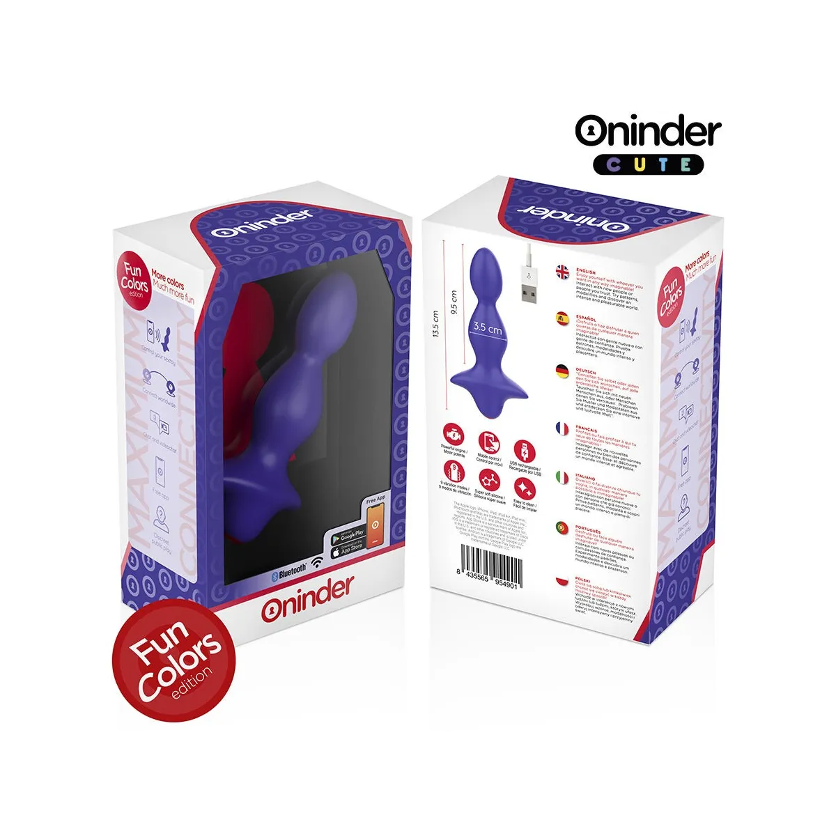 Love Butt Vibrierender Analplug-Dilatator - Kostenlose Weltweite App von Oninder Cute | Fesselliebe.de