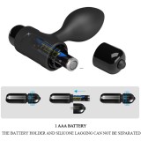 Vibra Butt 10 Vibrationen Analstecker Schwarz von Pretty Love | Fesselliebe.de