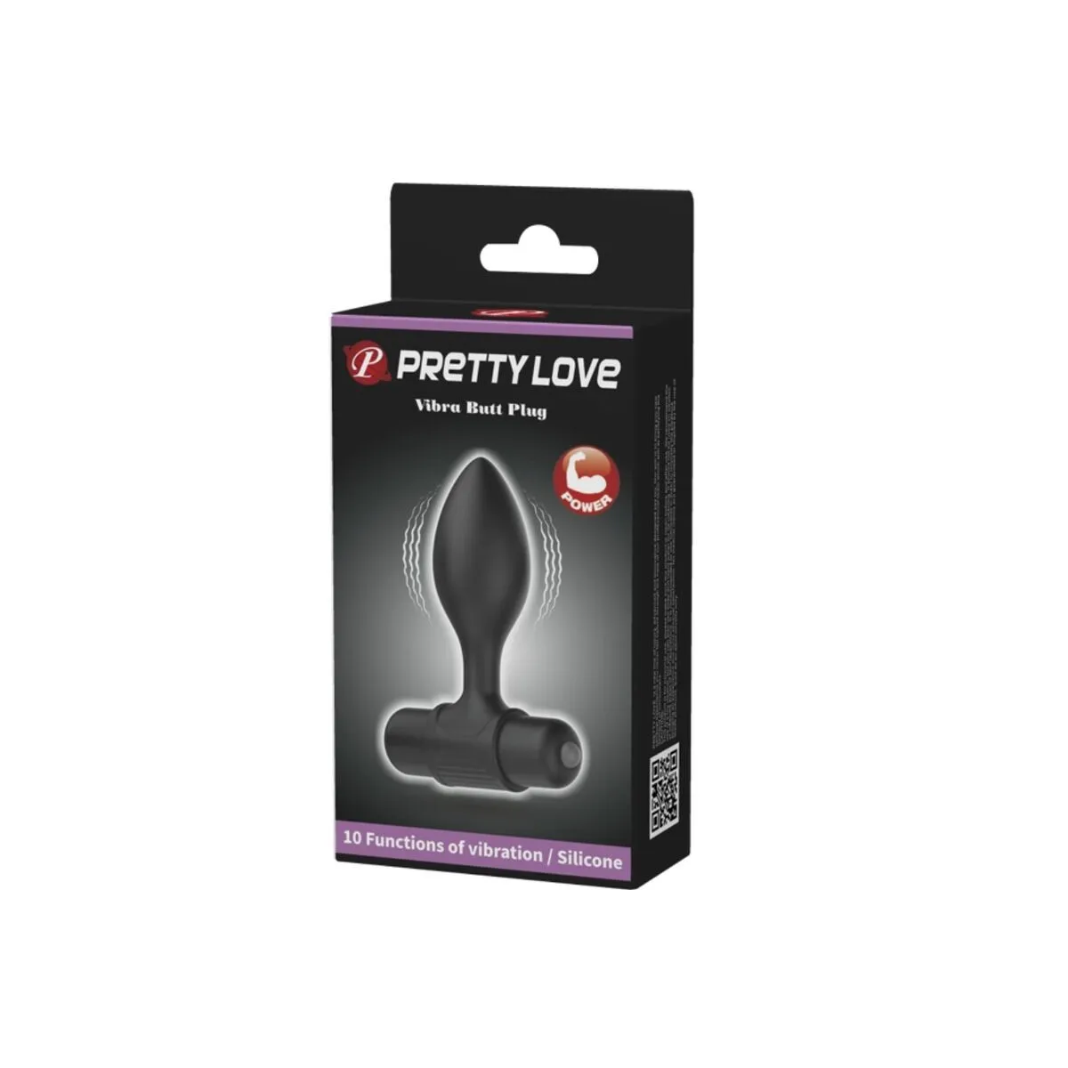 Vibra Butt 10 Vibrationen Analstecker Schwarz von Pretty Love | Fesselliebe.de