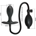 Aufblasbarer Analstecker Schwarz von Pretty Love