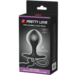 Aufblasbarer Analstecker Schwarz von Pretty Love