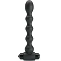 Lynn Silikon Anal Plug 10 Vibrationen Schwarz von Pretty Love
