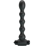 Lynn Silikon Anal Plug 10 Vibrationen Schwarz von Pretty Love | Fesselliebe.de