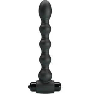 Lynn Silikon Anal Plug 10 Vibrationen Schwarz von Pretty Love | Fesselliebe.de